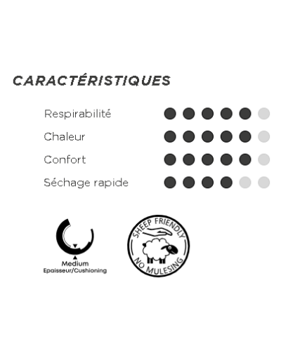 Chaussette de Ski Chaude Monnet "Access"