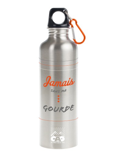 Gourde Alu "Jamais sans ma Gourde" - CAO OUTDOOR