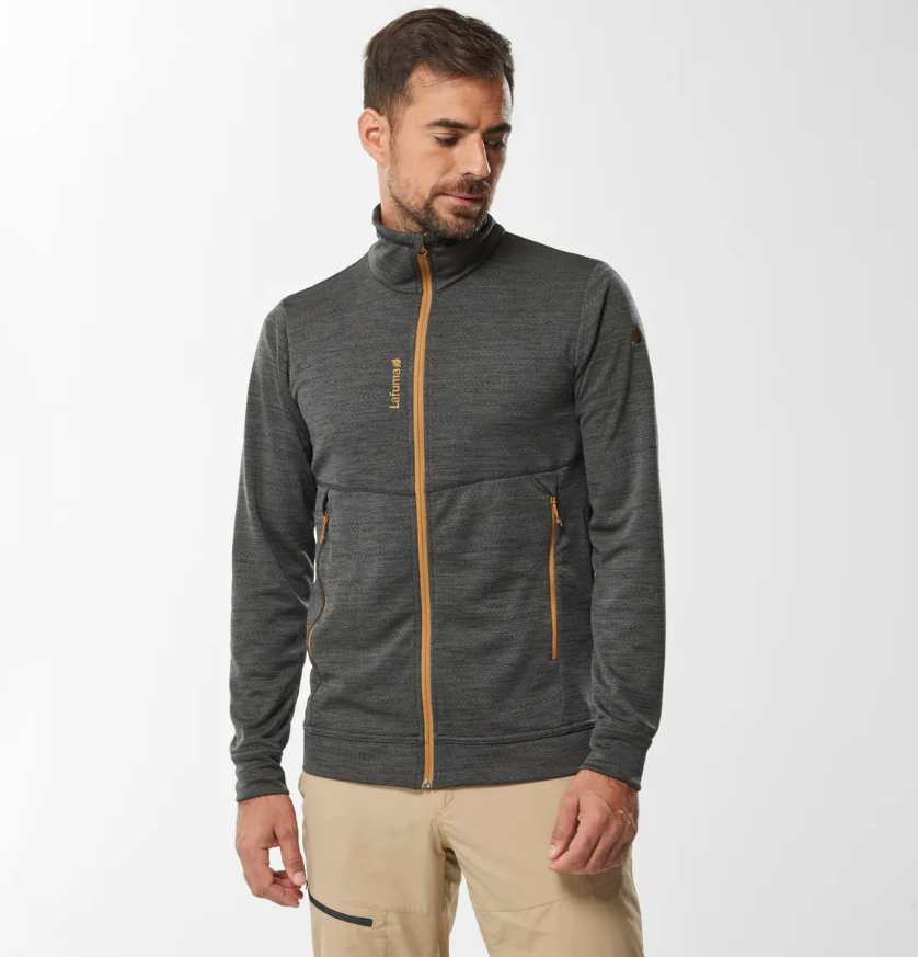 Veste Polaire Homme Hiver Capuche - Sweat à Fermeture éclair épais, Thermique, Rouge 3XL - 7