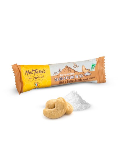 Barre Céréales Bio Sans Gluten : Cajou Fleur de Sel