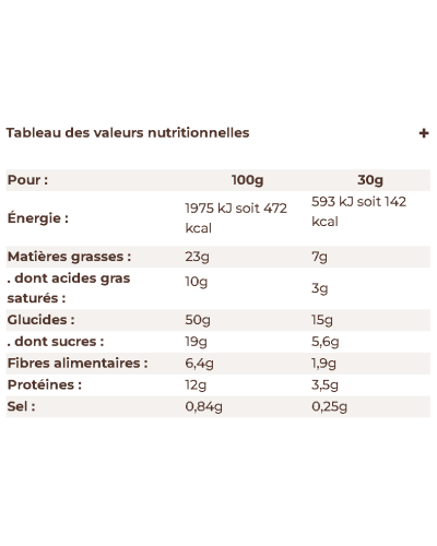 Barre Céréales Bio Sans Gluten : Cajou Fleur de Sel