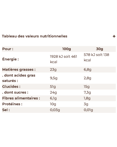 Barre céréales Bio Sans Gluten