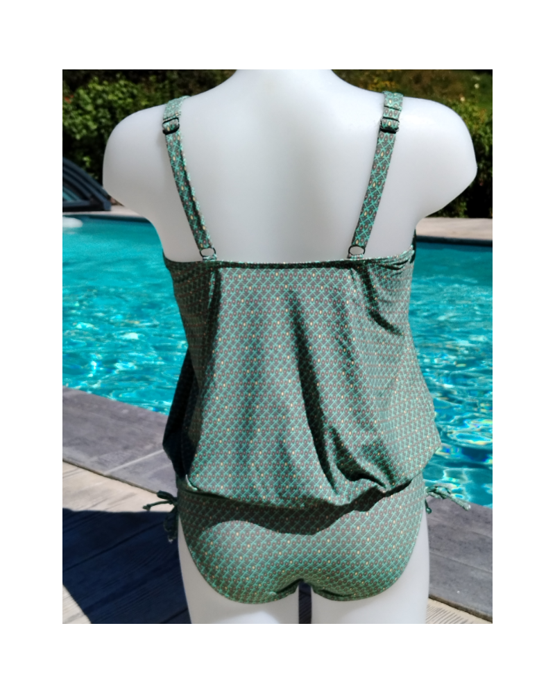 Tankini Op Taille 14-16 – Neuf Sans étiquette – Maillot De Bain Femme