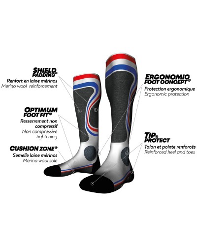 Chaussette de Ski Monnet "Ski French"