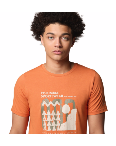 Tee Shirt de Randonnée Homme Columbia "Sun Trek™ SS Graphic Tee"