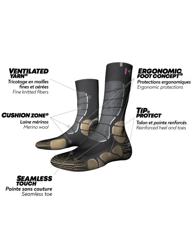 Chaussette de Randonnée Monnet "Wool Trek Light"