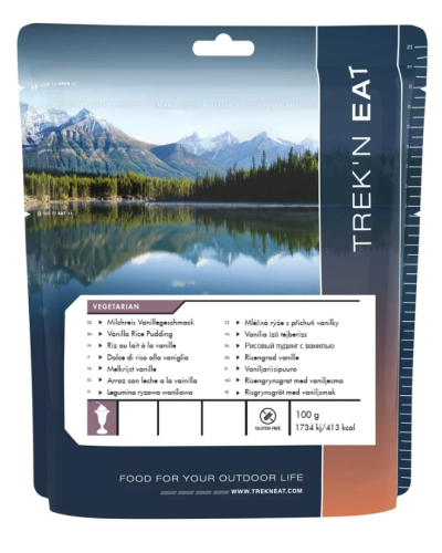 Trek'n Eat - Riz au lait à la vanille