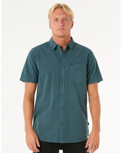 Chemise en Coton Rip Curl "Classic Surf Washed SS Shirt"
