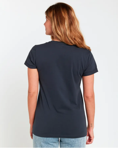 Tee Shirt en Coton Rip Curl "Re Entry V Neck Tee"
