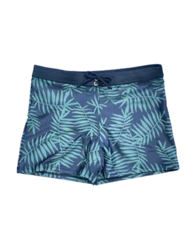 Shorty de Bain Lagon Bleu "Palmes"