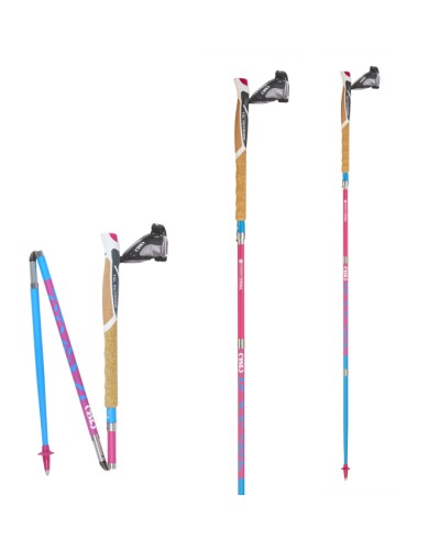Bâtons TSL "Trail Carbon 4 Cork Cross" (Fabriqué en France)