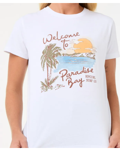 Tee Shirt en Coton Rip Curl "Paradise Bay Standard Tee"