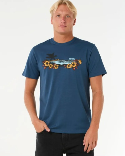 Tee Shirt en Coton Rip Curl "SURF PARADISE TEE"