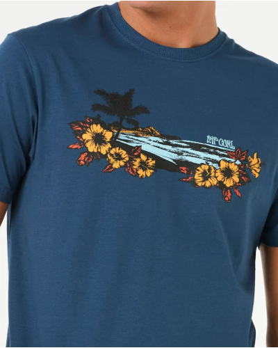 Tee Shirt en Coton Rip Curl "SURF PARADISE TEE"