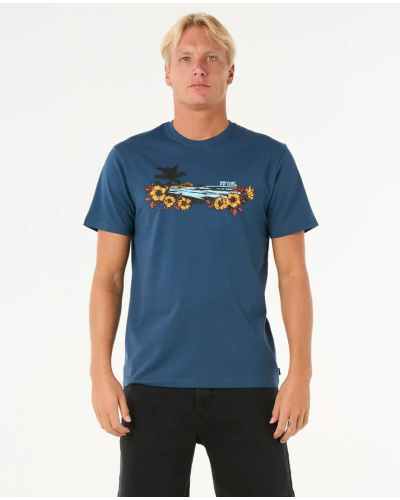 Tee Shirt en Coton Rip Curl "SURF PARADISE TEE"