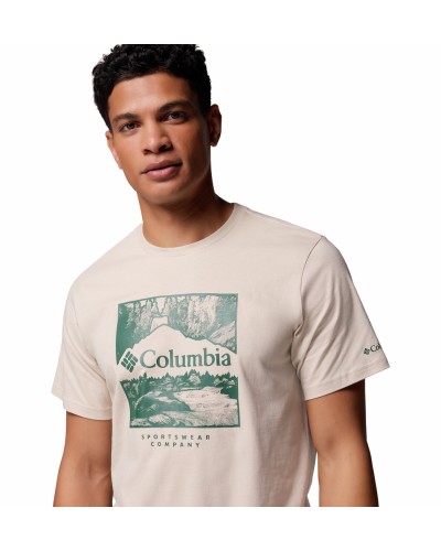 Tee Shirt Homme en Coton Columbia "CSC SEASONAL LOGO TEE"