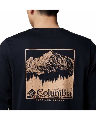 Tee Shirt en Coton Columbia "CSC SEASONAL LOGO LONG SLEEVE TEE"