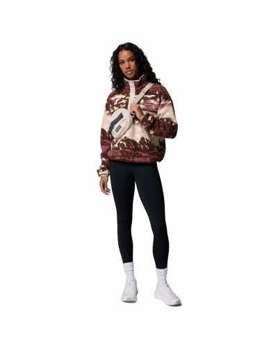 Sweat Polaire Columbia "Helvetia II Printed Cropped Half Snap"