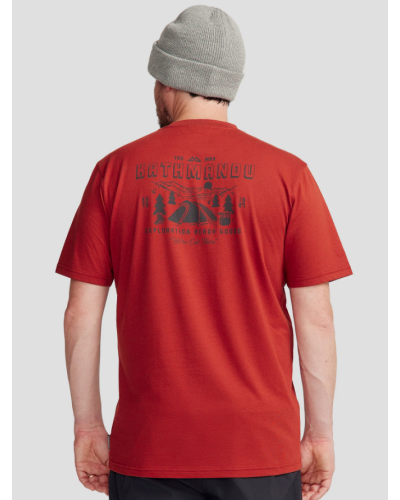 Tee Shirt en Coton Kathmandu "Graphic Men's Exploration Organic Cotton SS Tee"
