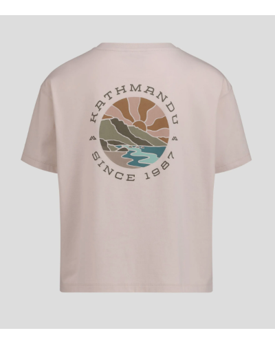 Tee Shirt en Coton Kathmandu "Sunburst Logo Women's organic cotton SS tee"