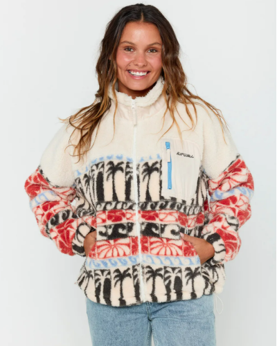 Veste Polaire Femme Rip Curl "OCEANIC ZIP THRU POLAR FLEECE"