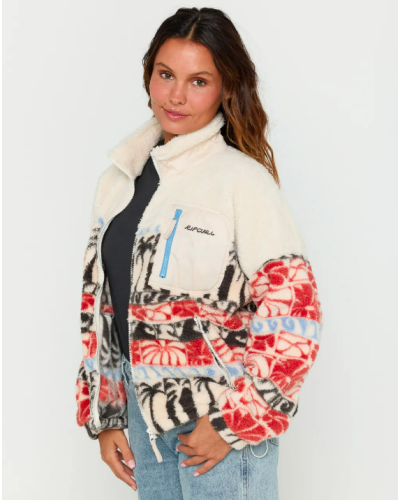 Veste Polaire Femme Rip Curl "OCEANIC ZIP THRU POLAR FLEECE"
