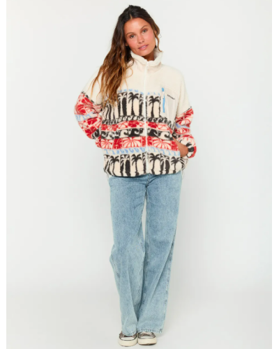 Veste Polaire Femme Rip Curl "OCEANIC ZIP THRU POLAR FLEECE"
