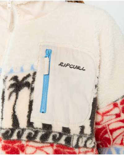 Veste Polaire Femme Rip Curl "OCEANIC ZIP THRU POLAR FLEECE"