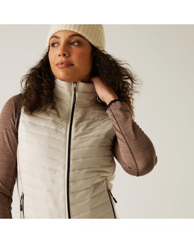 Doudoune Sans Manche de Randonnée Regatta "Womens Andreson Hybrid B/W"
