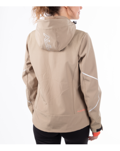Softshell Imperméable de Randonnée Femme Aulp "Curry"