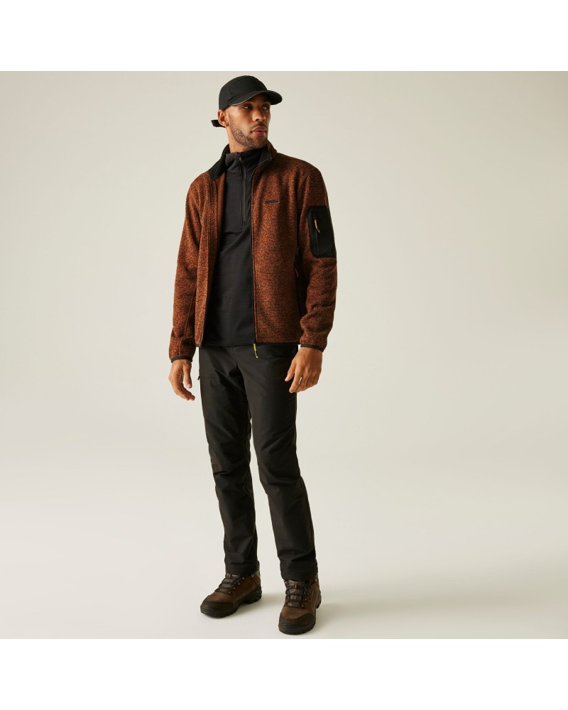 Veste Polaire Matelassée IDPDT Marron Taille XL - Vintage, Occasion En Bon état Pour L'automne