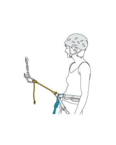 Longe Simple Réglable Petzl "Connect Adjust"