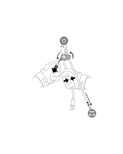 Longe Simple Réglable Petzl "Connect Adjust"
