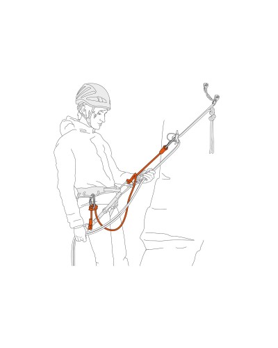 Longe Double Petzl "DUAL CONNECT ADJUST"