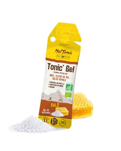 Gel énergétique Salé bio : Miel fleur de sel gelée royale