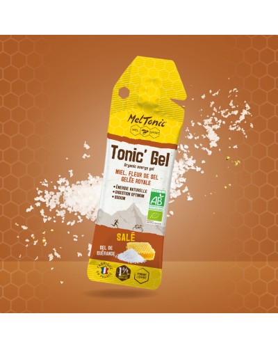 Gel énergétique Salé bio : Miel fleur de sel gelée royale