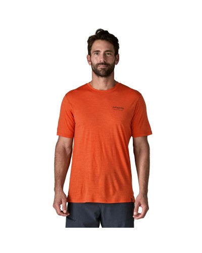 Tee Shirt en Laine Patagonia "Men’s Cap Cool Merino Blend Graphic Shirt"
