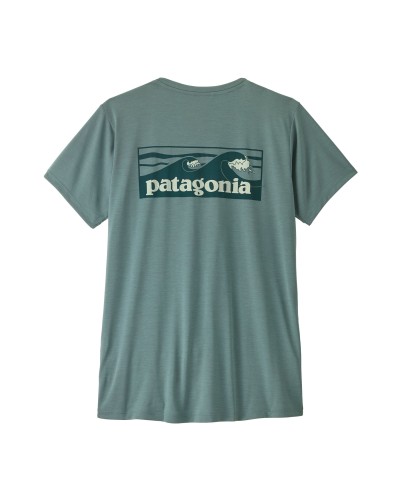 Tee Shirt Randonnée Femme Patagonia "W's Cap Cool Daily Shirt - Boardshort Logo"