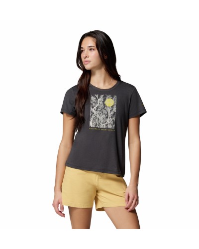 Tee Shirt de Randonnée Femme Columbia "Parsons Point SS Scoop Tee"