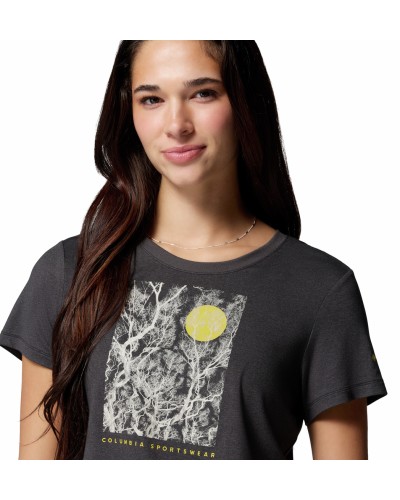 Tee Shirt de Randonnée Femme Columbia "Parsons Point SS Scoop Tee"