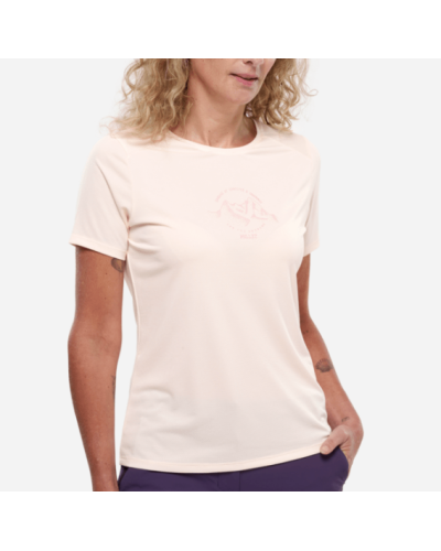 Tee Shirt de Randonnée Femme Millet "UBIC LIGHT TS SS W"