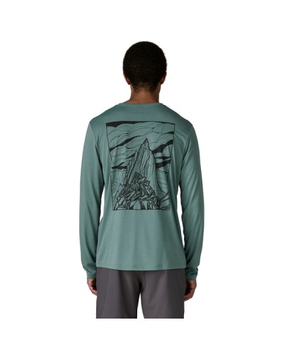 Tee Shirt Homme Patagonia "Men's Long-Sleeved Capilene Cool Daily Shirt - Cloud Crag"