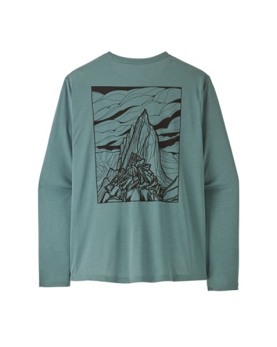 Tee Shirt Homme Patagonia "Men's Long-Sleeved Capilene Cool Daily Shirt - Cloud Crag"