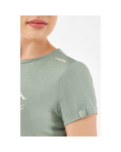 Tee Shirt Randonnée Femme Bambou Viking "Lenta Bamboo Light Lady"