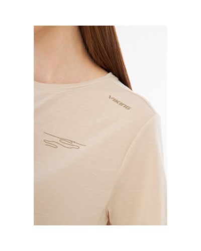 Tee-shirt randonnée femme en bambou VIKING "Morain Bamboo Lady"