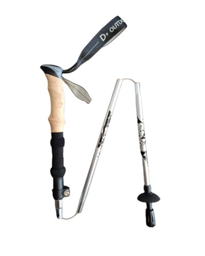 D+ Outdoor – Bâtons de randonnée SANCY (4 brins compacts)