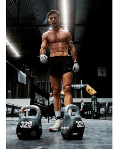 Short Homme Running Celeste Running "Marathon MVT"