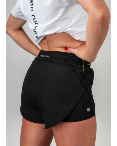 Short Femme Running Celeste Running "2 en 1 MVT"