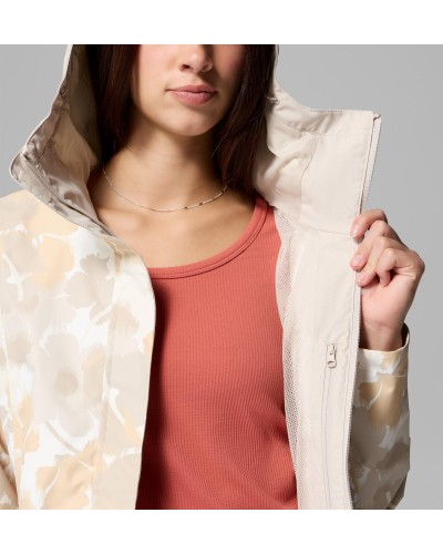 Veste de Randonnée Imperméable Femme COLUMBIA "Hikebound Printed Jacket"