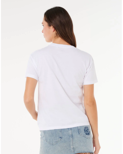 Tee Shirt Femme en Coton Rip Curl "SUN RAYS RELAXED TEE"